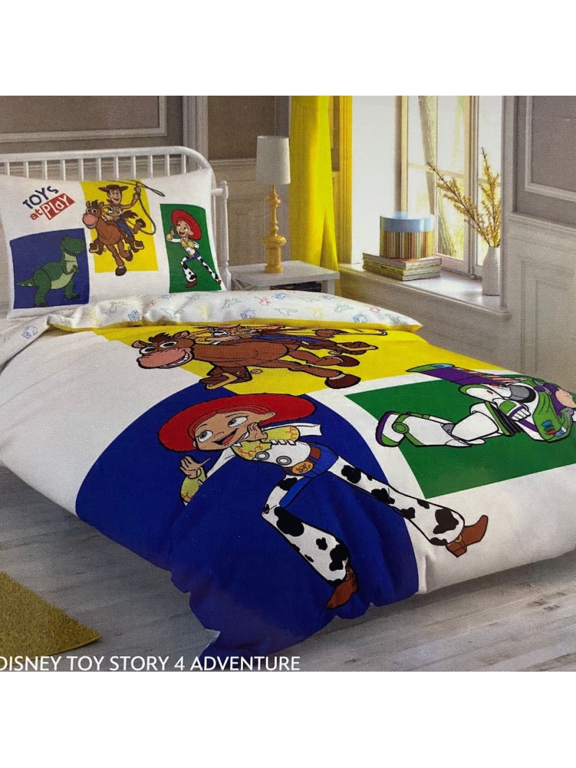 TAC Disney / TOY SROTY 4 ADVENTURE Лицензионные Комплекты детского постельного белья с героями из мультиков Ранфорс